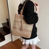 Large Capacity Bag Women's New Versatile Casual Shoulder Beach Bag Fashion Woven Straw Bag