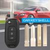 Корпус автомобильного ключа с 3 кнопками для Renault/Kadjar/Captur/Symbol/Kaptur/Megane/Logan 2013-2018