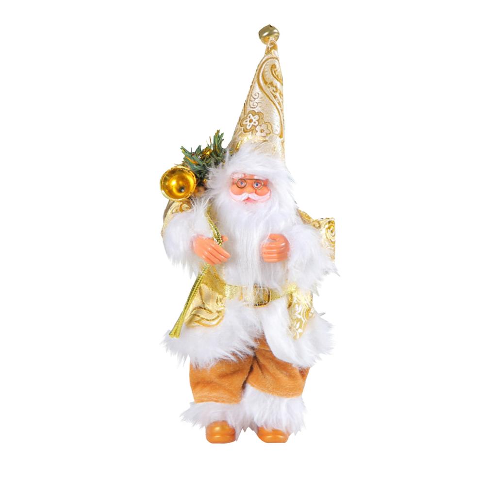 Small Santa Claus Figurines Standing Santa Statue Miniature Collection Hanging Santa Claus Pendant For Christmas Tree,Fireplace,Tabletop Centerpieces