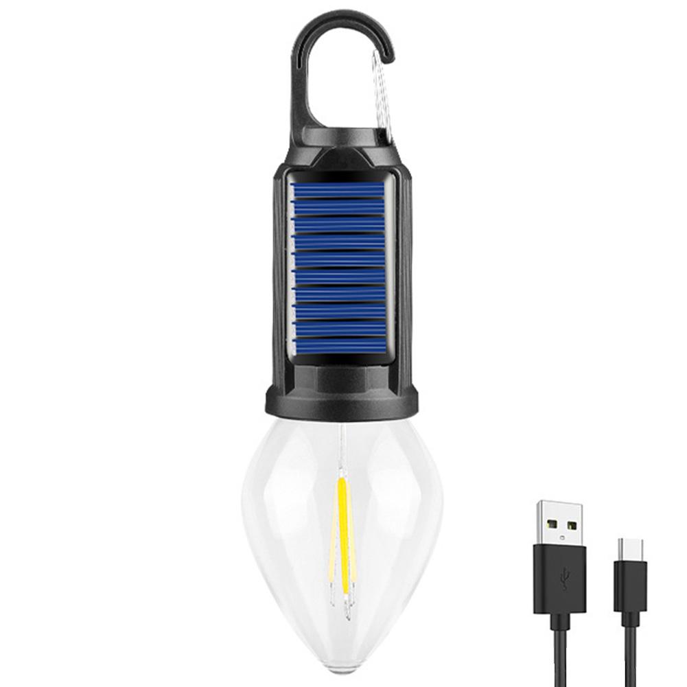 Светодиодный кемпинговый фонарь на солнечной батарее, USB-зарядка, светодиодный фонарь-lantern, водонепроницаемый, атмосфера для барбекю, 4 режима для кемпинга на открытом воздухе, барбекю