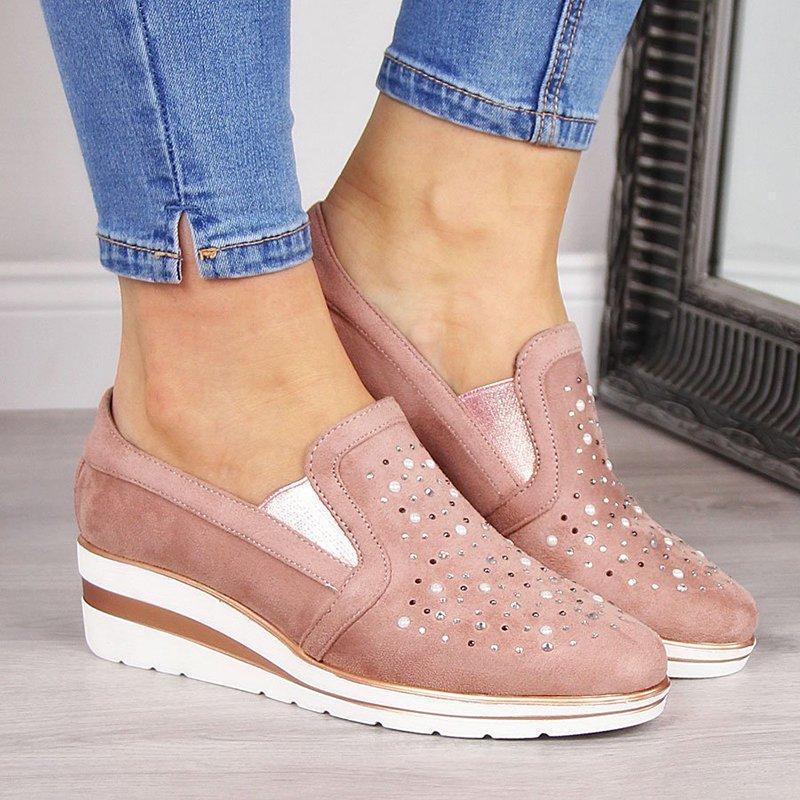 Women Shoes New Autumn Low Heels Ladies Shoes Hollow Out Zapatos De Mujer Chunky Heels Pumps Shoes 2019 New