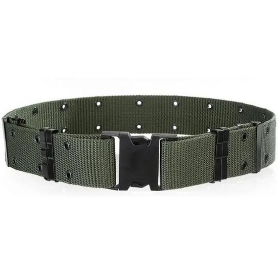 Tactical Heavy Duty Belt Metal Eyelets Police Tactical Belt with Quick Release Plastic Buckle Back Support Belt