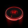 OTFDU1 1/2PCS LED Illuminated Car Water Cup Coaster Auto Interior Atmosphere Light Coaster For Alfa Romeo 156 Stelvio Sportiva Giulia