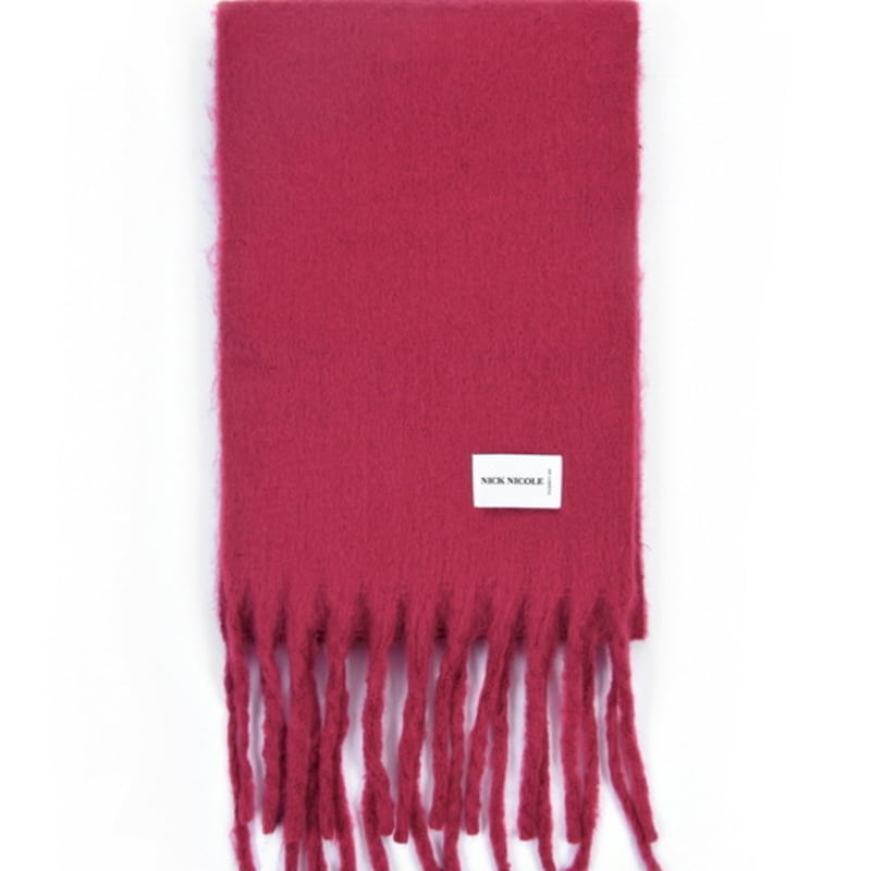 nick&NICOLE PREMIUM BOLD SOFT MUFFLER_LIGHT PINK