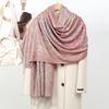 Ethnic Style Cashmere Cashew Jacquard Air Conditioner Quilt Long Scarf Shawl Scarf Fringed Spring And Summer Thin Headscarf