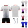 Комплект персонализированных рубашек для мужчин и девочек с именем и номером, футбольные майки на заказ для мальчиков, тренировочный костюм