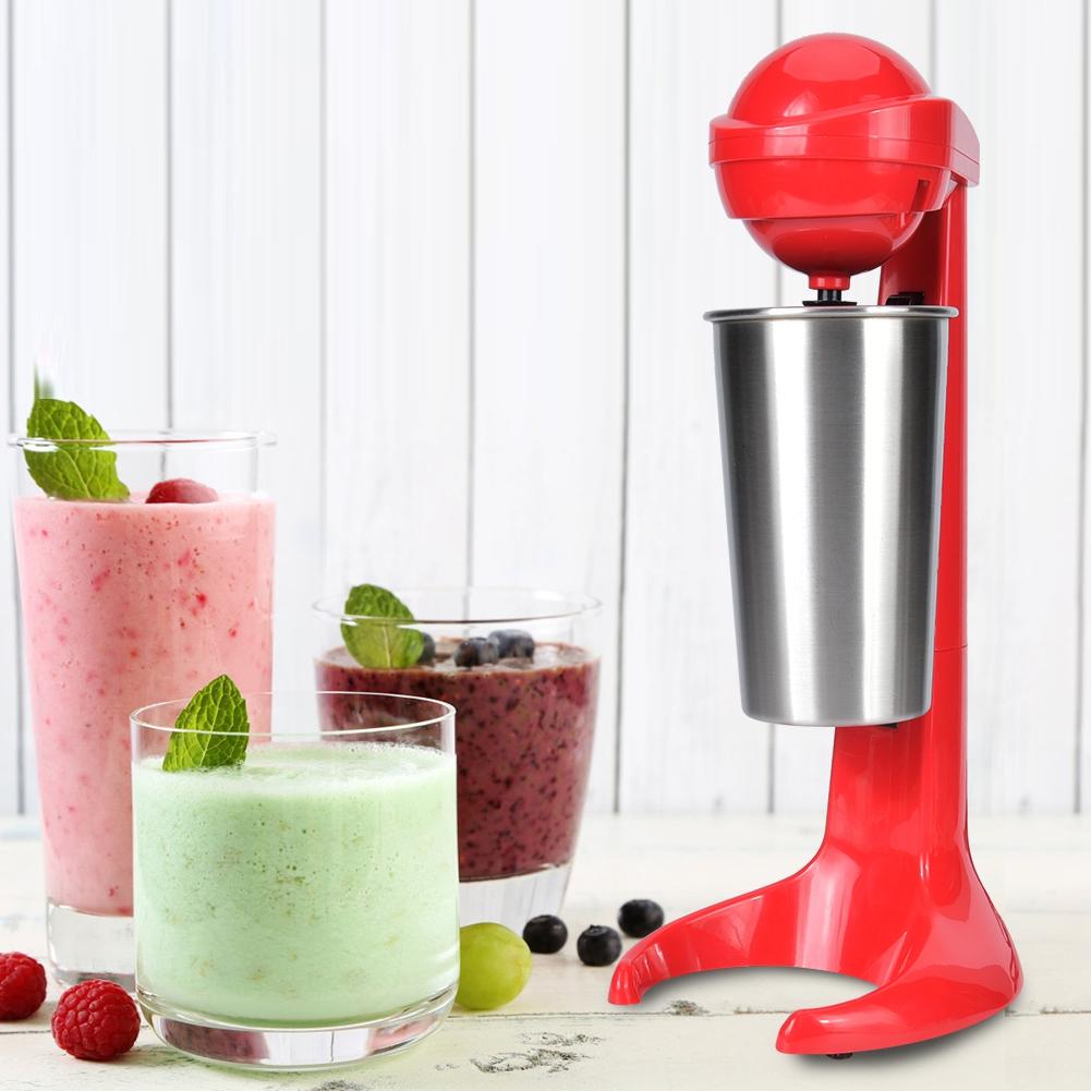 Double Head Electric Milkshake Machine Maker Coffee Drink Mixer Milk Blender for Home BarEU Plug