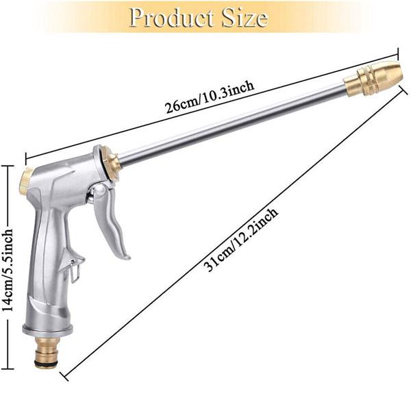 Металлический пистолет- насадка с высоким давлением, для мытья автомобиля