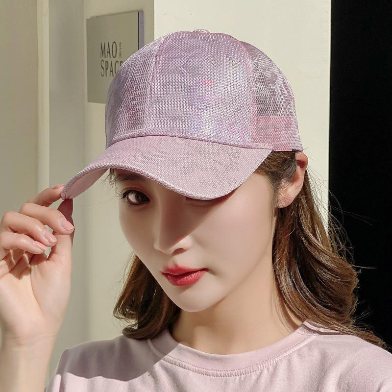 Новая Мода Весна Лето Женская Бейсболка Дышащая Сетчатая Кепка Snapback Женская Цветная Кепка Шляпа Для Женщин