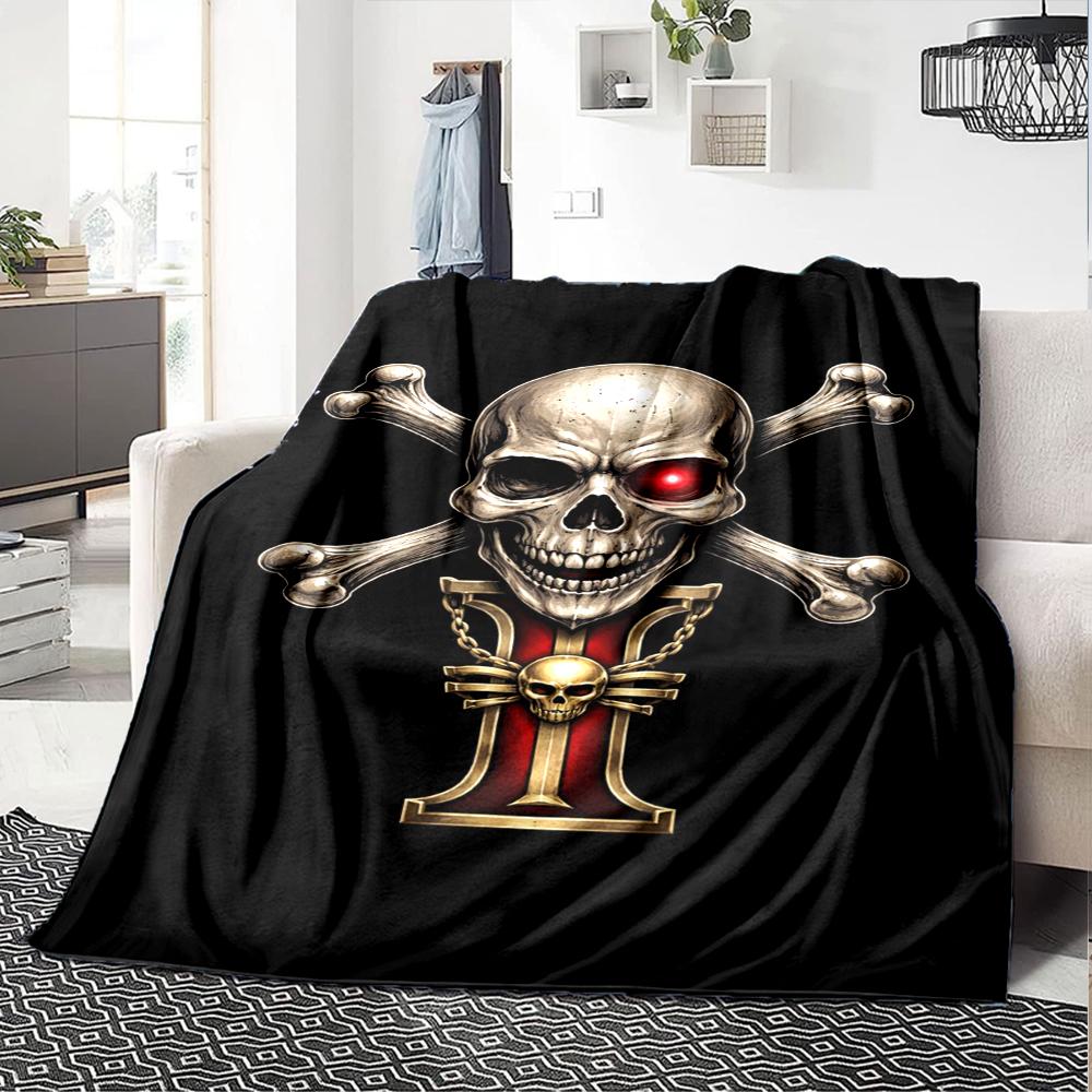 Warhammer 40k Theme Printed Blanket - Perfect for Couch, Bed, Travel & Outdoor Use | Machine Washable, Cozy & Durable.