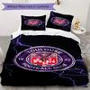 Tolouse FC Pattern Bedding,Quilt Set Quilt Cover Pillowcase Home Birthday Gift(1 * duvet cover + 2 * pillowcase, without core)_lx