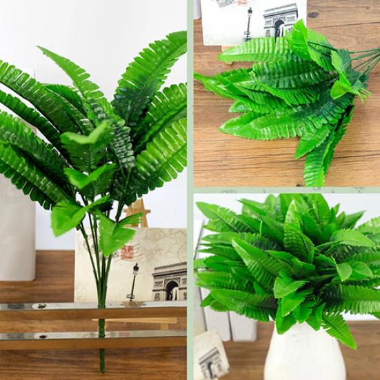 1Pc 7 Branches Home Office Party Decoration False Plant Artificial Fern Leaves