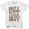 Мужская футболка Fall Out Boy Неаполитанский логотип FOB Панк Альт-рок Концертный тур Мерч