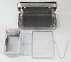 Bestco BBQ Person Attache Case Supplies, Silver, 1-2 Capacity, Compact, Foldable, Type, ND-6111