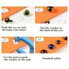 Safety Eye Tool Auxiliary Tool for Attaching Safety Eyes Ergonomic Handle Safety Eye Crochet Tool for Crocheting Project
