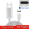 Магнитный 8-контактный USB-кабель Flow Luminous Lighting для IPhone XR 7 8 Micro USB TypeC Магнит Быстрая зарядка