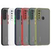 Skin Feel Matte Silicone Phone Case For Xiaomi Redmi Note 8 9 9s 10 10s 11 11s Pro 4G Contrast Button Shockproof Cover Fundas