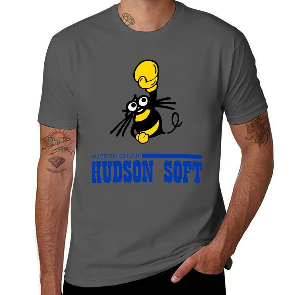 Hudson Soft Boxing Bee Logo Essential Tshirt Festive Simple Tshirt
