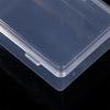 Small Semi-Transparent Plastic Cards Cases Folder Matte Flip-Top Jewelry Box Accessories Storage Organize Packaging Boxes