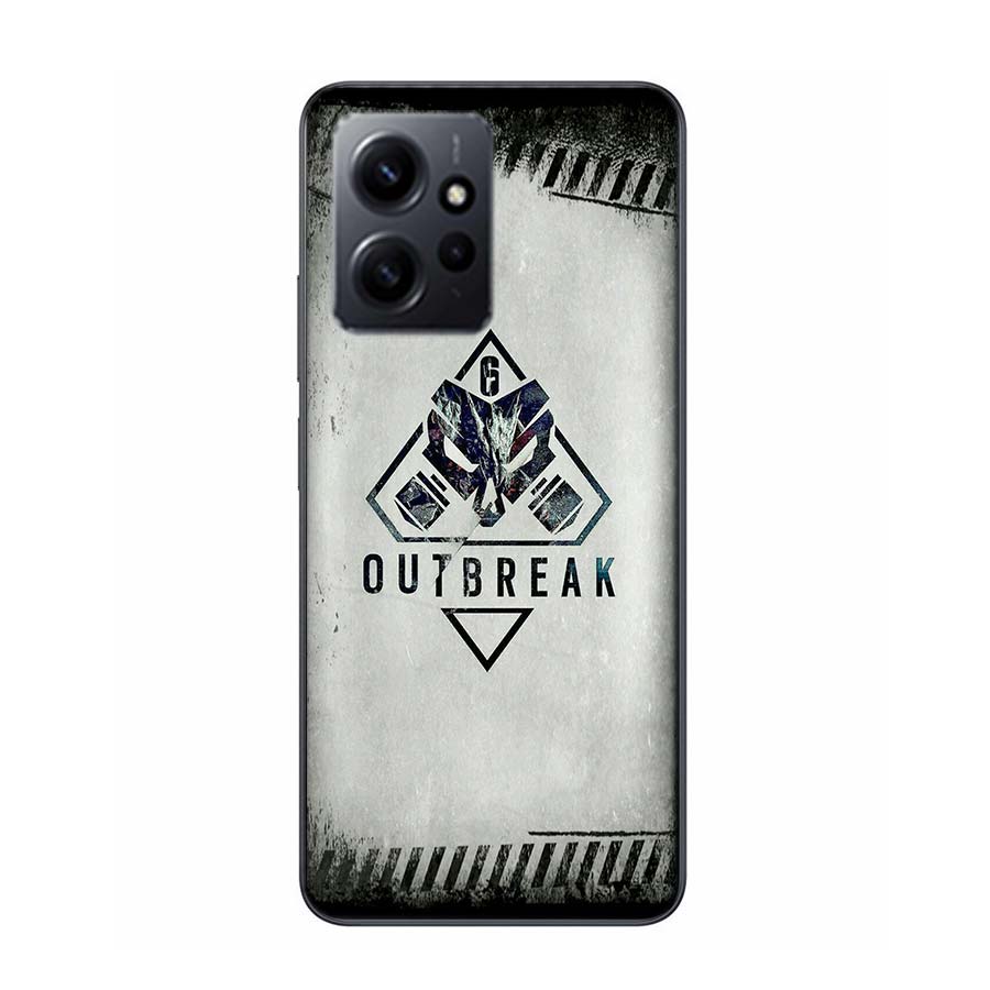 Game Rainbow S-Six S-Siege Phone Case For Redmi 12 13C 12C 15C 9 10 10C Note 13 Pro Plus 14 15 Pro 9T 9C 9A TPU Soft Cover Clear