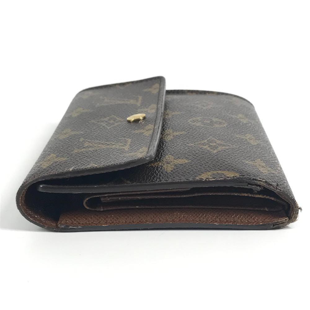 Louis Vuitton M61202 Monogram Porte TresorEtui Papie Long Wallet Trifold wallet