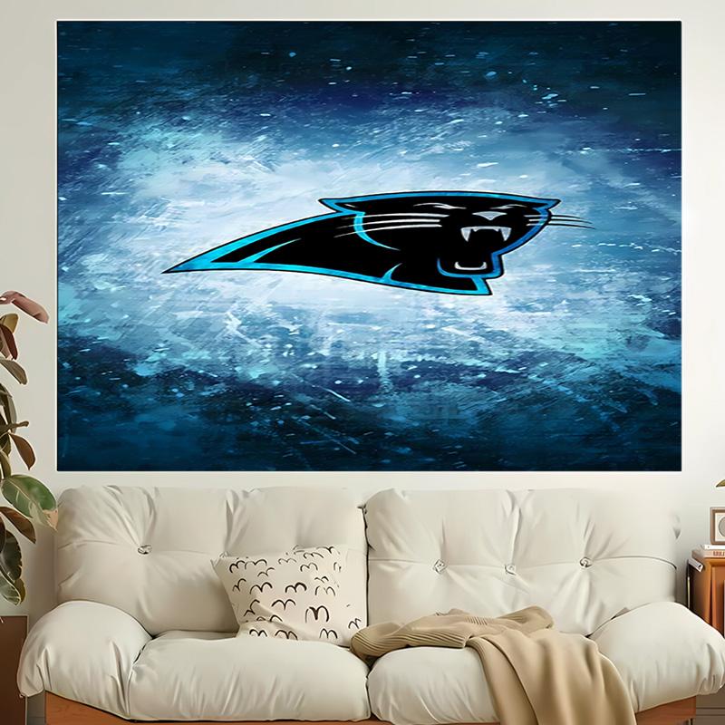 1pc Carolina Panthers Tapestry, Living Room, Bedroom, Office, Party Decor, Ideal Festive Gift