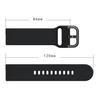 Samsung Galaxy Active 22mm Silicone Watch Band for Samsung S3 and Huawei GT2 46mm - Universal Replacement Wristband