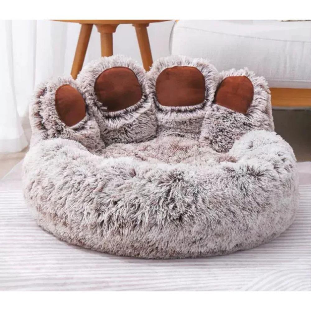 Bear Claw Shape Pet Sofa Nest Bear Paw Four Seasons Universal Cat Nest Winter Plush Kennel Cat Pet Sleeping Mat