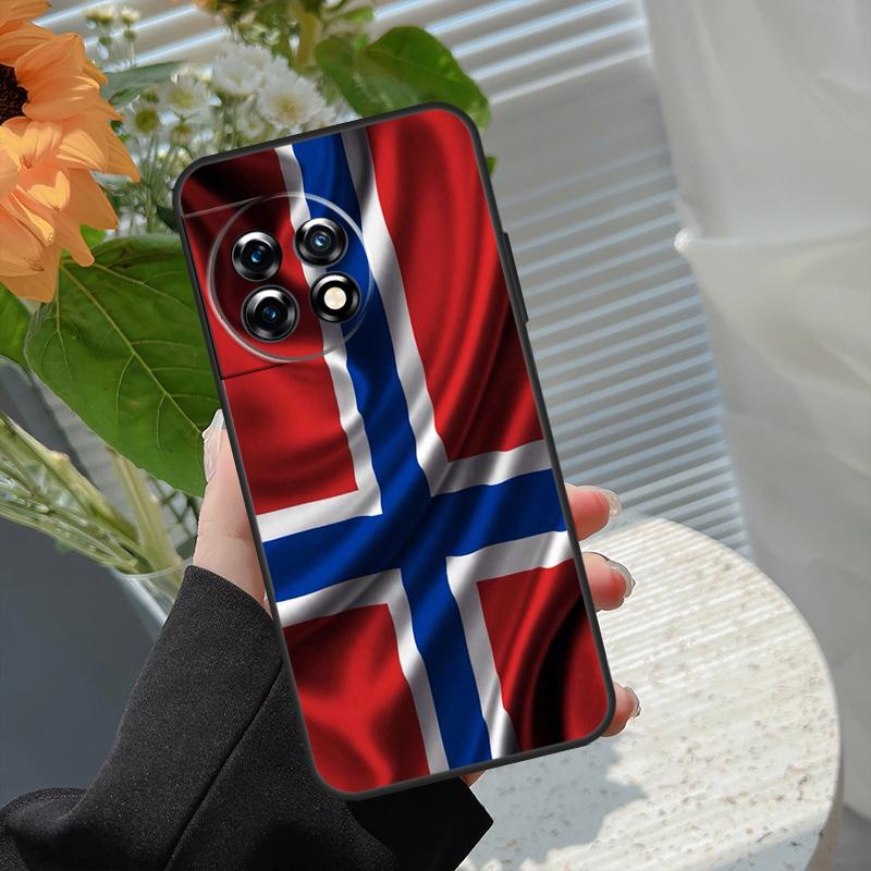 Чехол Флаг Норвегии для OnePlus 15R 15 13R 12R 10R 13 13T 12 11 10 10T 8T Nord CE 5 2 3 4 Lite N20 N30