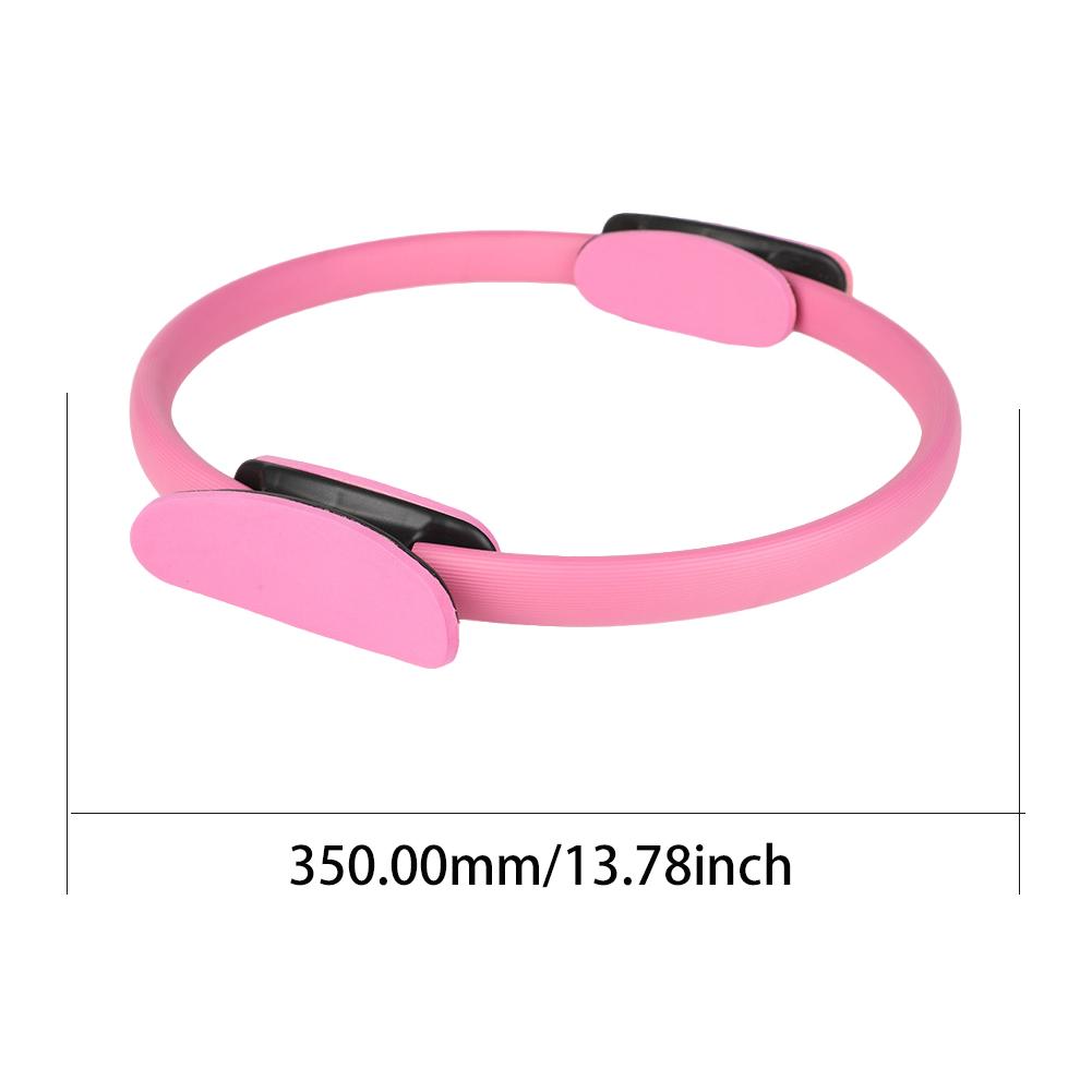 Pilates Ring Fitness Ring with Non Slip Handles Flexible Resistance Exercise Equipment Portable for Thighs Abs and Legs