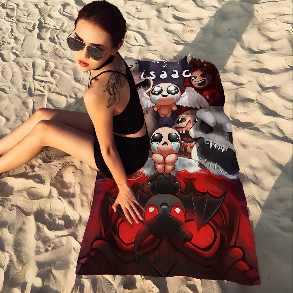The B-Binding Of Isaac Beach Towel Colorful Bath Towels For Girl Microfiber Quick Dry Sand Free Beach Yoga Spa Gym Pool