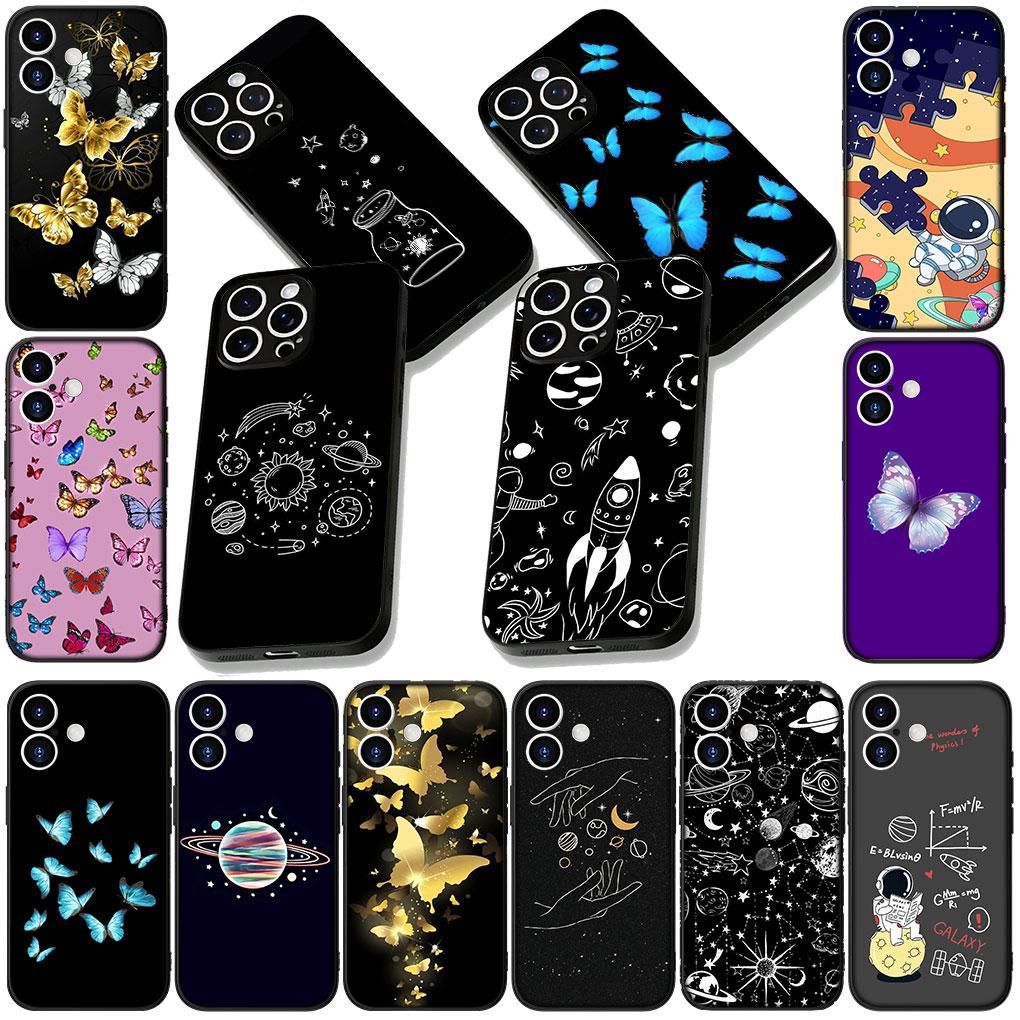Cover for Motorola Moto E13 E20 E32 E22 G22 G23 G32 G60 G72 G7 G8 G82 G9 Plus Power Case Astronaut Universe Stars Butterfly Sky