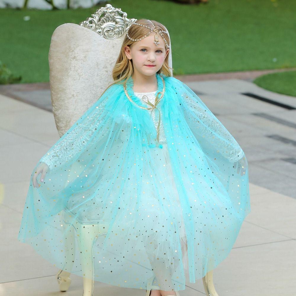 Sweet Girls Princess Cape Cute Girl Tulle Cloak New Children Costume Cloak