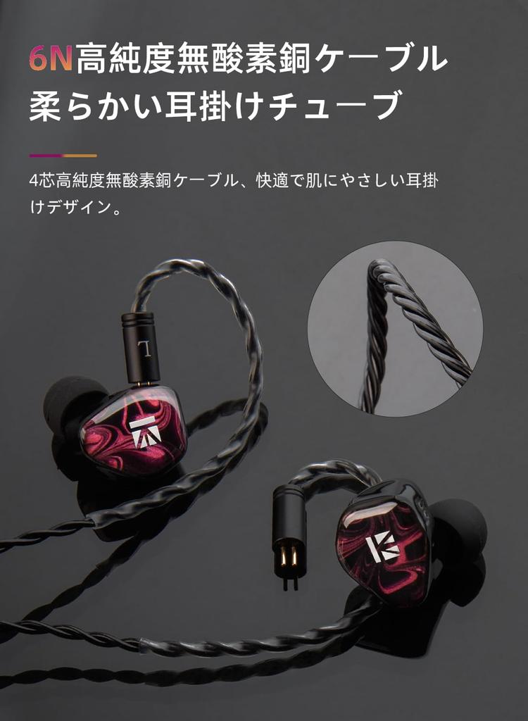 Тип наушников KBEAR KB01 Наушники Проводные 2pin Recable Канальные наушники Шумоподавление Китайские наушники наушники Высокая звукоизоляция Игровой звук HIFI