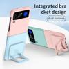 Портативный гибридный цветной чехол-подставка против пота для Samsung Galaxy Z Flip 4 5g Flip4 Flip3 Flip 3 противоударный чехол для мобильного телефона