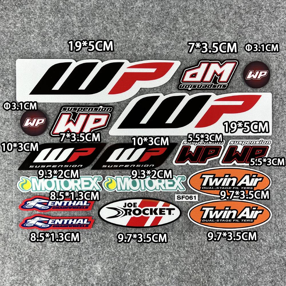 Для WP KTM наклейки на вилку аксессуары для мотоциклов подвеска водонепроницаемые наклейки светоотражающие украшения шокер для мотокросса
