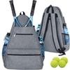 With Ventilated Shoe Compartment Tennis Backpack Oxford Pickleball Backpack for Men and Women