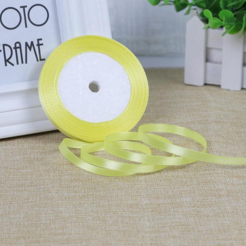 0.6см Белая атласная лента с розой для DIY украшения торта