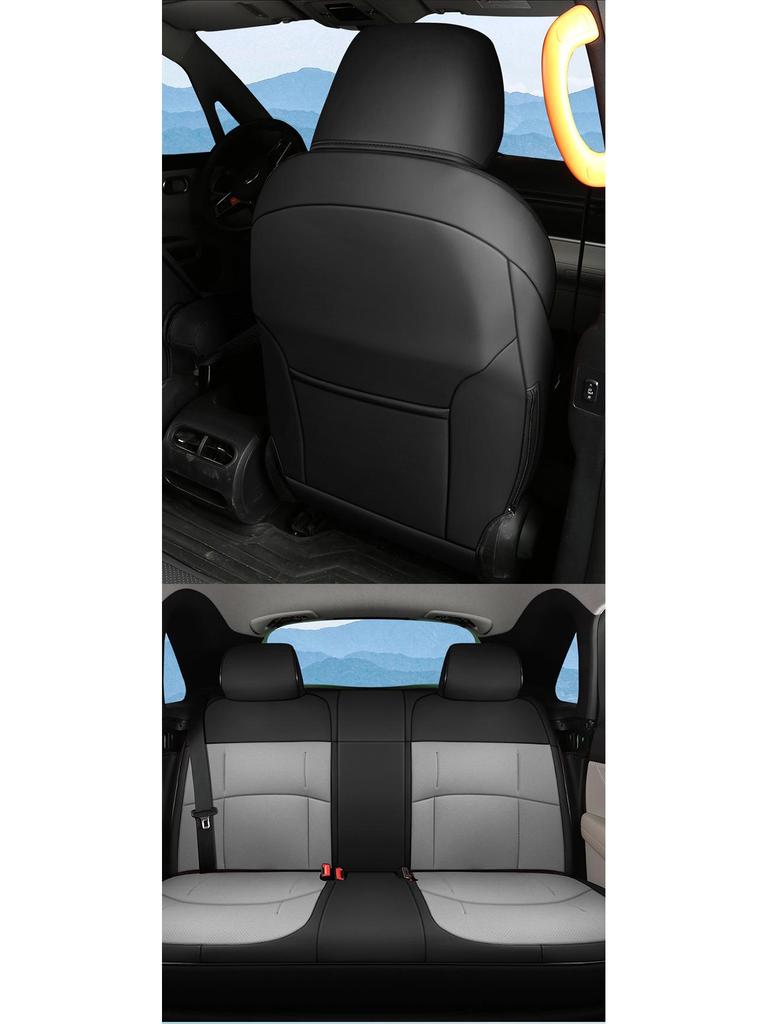 Чехлы на сиденья BYD D1: Комплект из 5 предметов, Оригинальная текстура, Износостойкая кожа, Всесезонный, Полное покрытие.