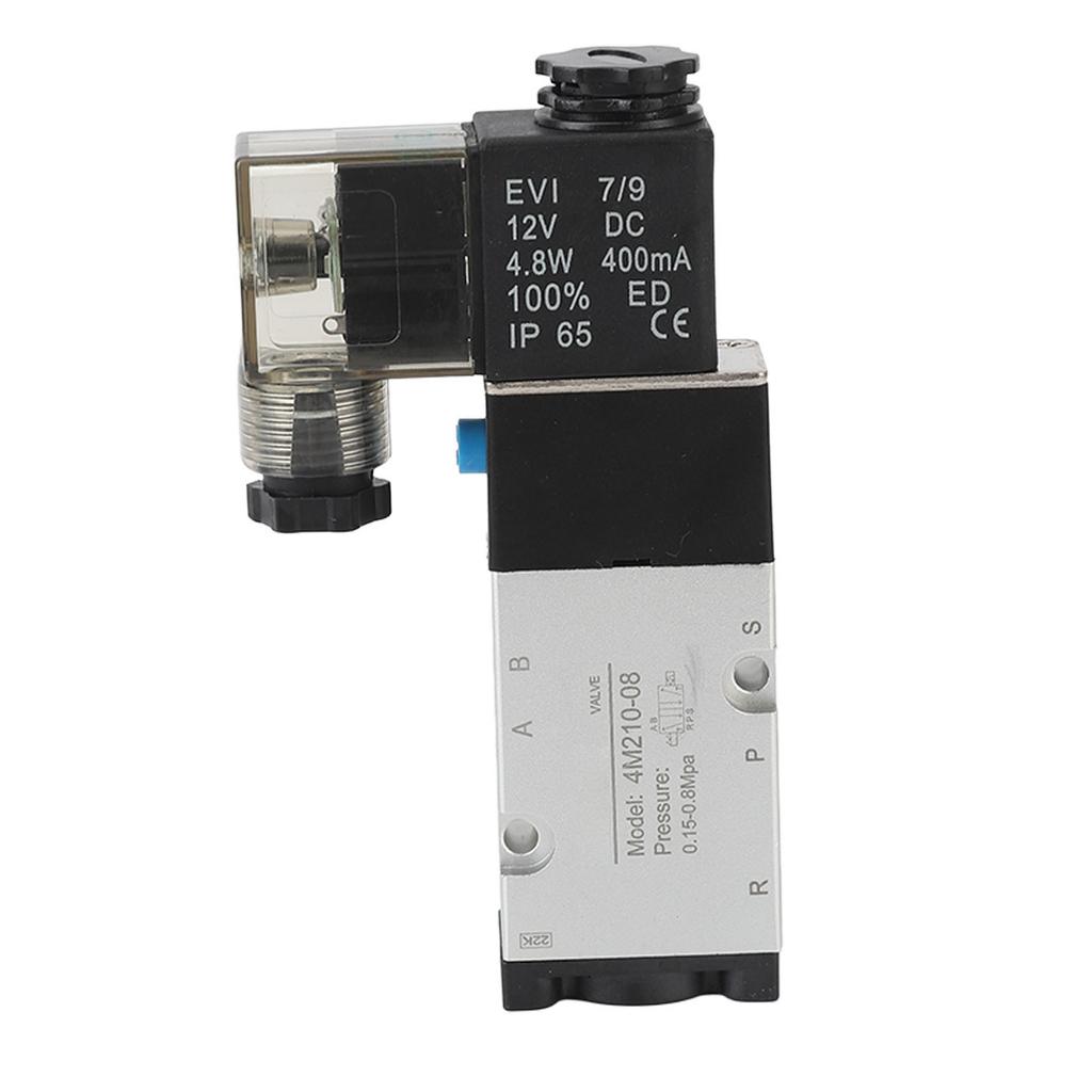 Пневматический электромагнитный клапан 4M210 08 1/8 дюйма резьба NPT Пневматический клапан управления воздухом Электромагнитный клапан DC12V