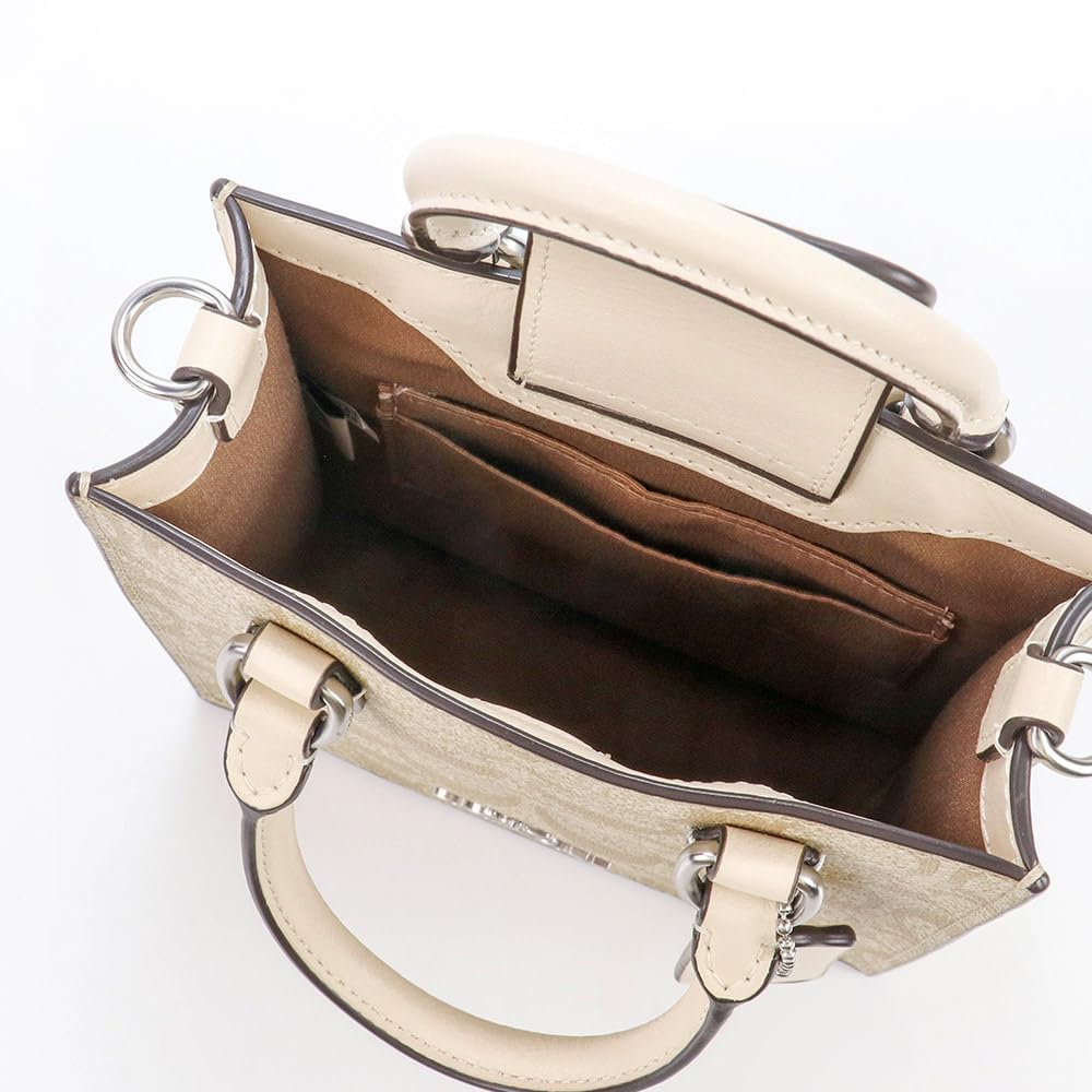 Сумка Сумка через плечо CJ494 SIGHA 2way Мини-сумка Signature Outlet Серебряный Светлый Хаки Мел [Coach] Женская [Товар]