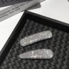 2025 Стильная заколка для волос BB со стразами: Модная заколка для хлеба для элегантной челки