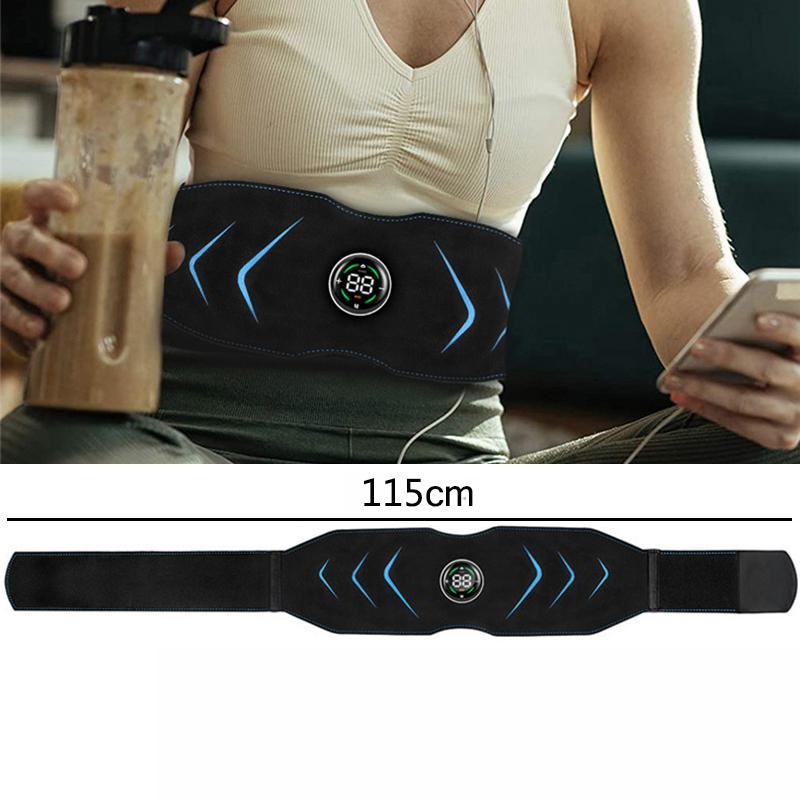 Умный стимулятор мышц живота EMS Электрический пояс для похудения живота и тела Пояс для талии Тренажер для пресса Фитнес Сбросить вес Сжигание жира