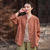 Women's Spring Linen Shirt & Cardigan: Chinese Style Double-Breasted Tai Chi Suit