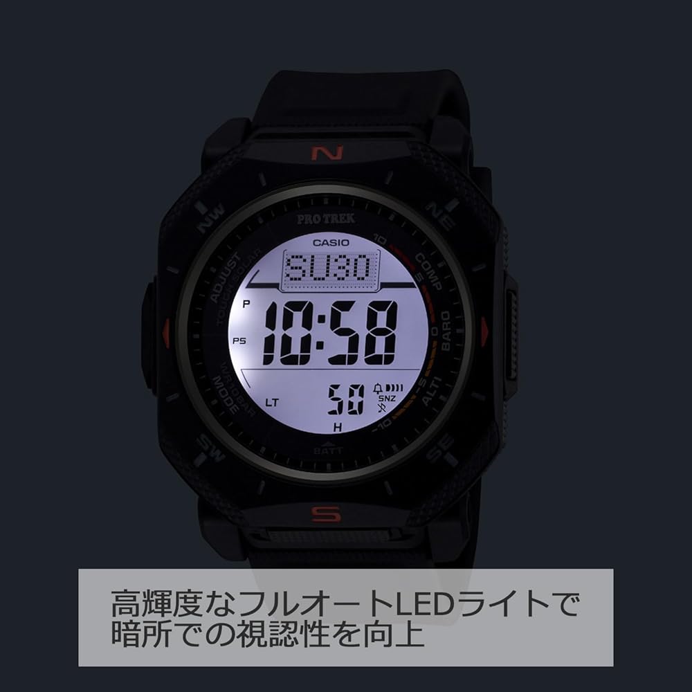 Мужские часы Casio Pro Trek Climber Line Tough Solar Экологичные PRG-69-4JF Оранжевые