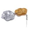 New Stainless Steel Metal Flower Brooches Statement Corsage Costume Accessories Jewelry Charm Bijoux for Women Wholesale