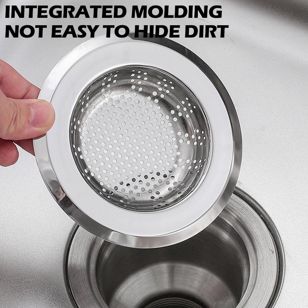 Kitchen Water Sink Filter Sink Mesh Strainer Kitchen Shower Bathroom Drain Cover Hair D2N3