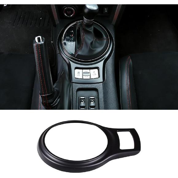 Center Console Gear Shift Shifter Knob Panel Cover Trim Compatible with Subaru BRZ/Toyot@ 86 2012-2020 ABS Gear Shift Decoration Protection Frame Car