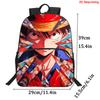 Рюкзак One Piece 15 дюймов с передним карманом для мальчиков и девочек, лучший подарок, легкий, прочный, мультяшный школьный рюкзак для детей, для путешествий