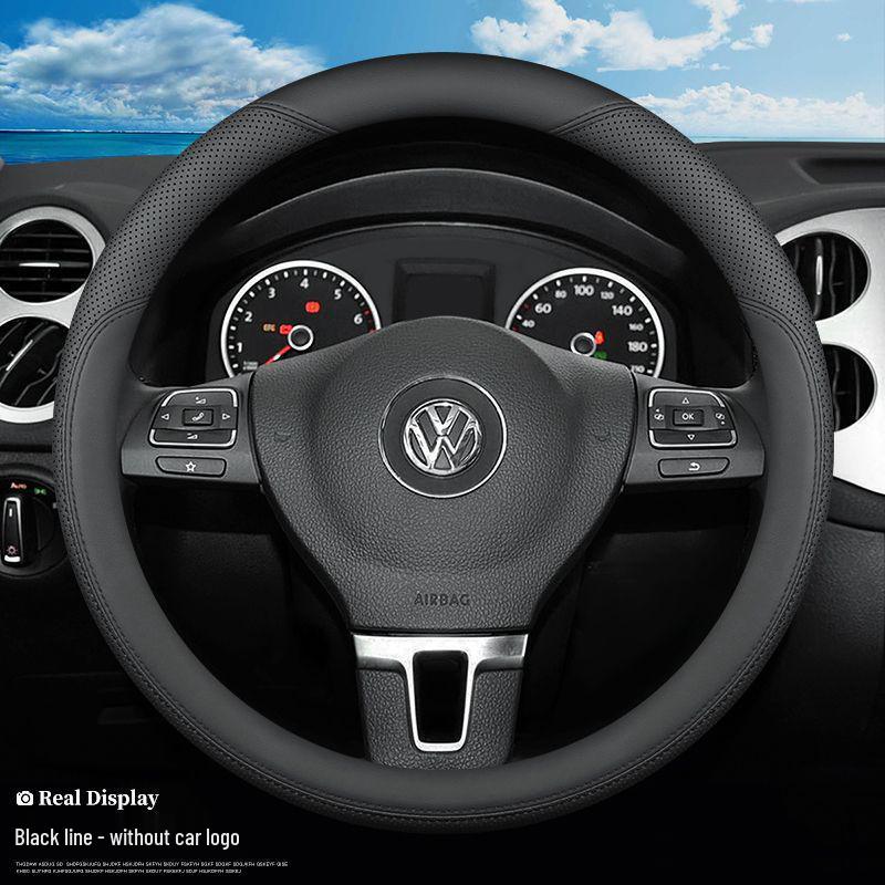 Оригинальная кожаная оплетка руля Volkswagen для Lavida, Jetta, Tiguan, Passat, Bora, Sagitar, Magotan, Teramont, Lingdu